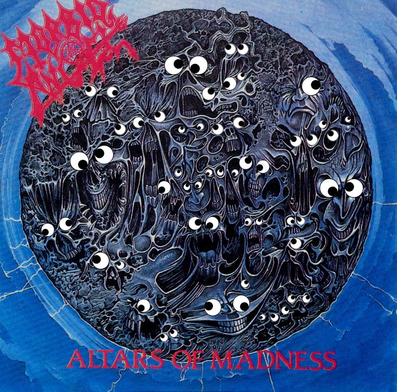 Metal Albums With Googly Eyes